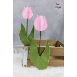 Stickdatei - ITH Tulpe Stecker